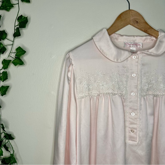 Vintage Oscar de la Renta Pink Label Large L Nightgown House Dress - Picture 3 of 13